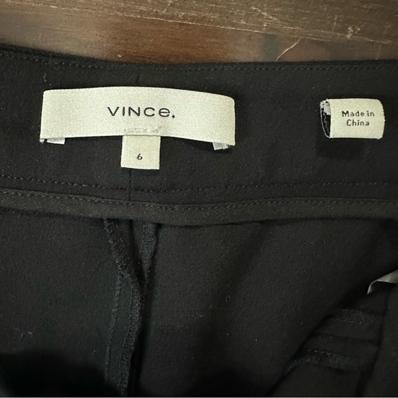 Vince. Women Black Tapered Leg Stove Pipe Stretch Knit Pants Size 6 #V077921498 - Picture 8 of 12